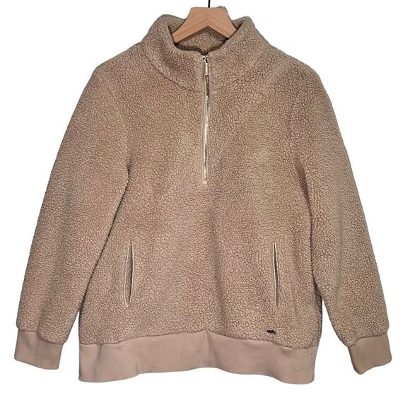 Calvin Klein Jackets & Blazers - Calvin Klein Half-Zip Sherpa Jacket Size Medium